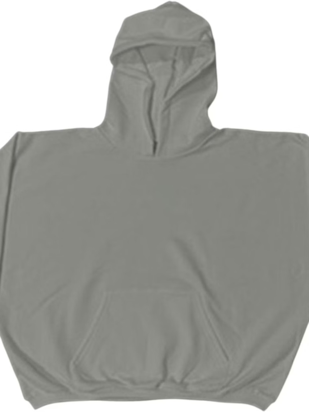 Yeezy hd-01 Yeezy.com boxy hoodie gray blank
